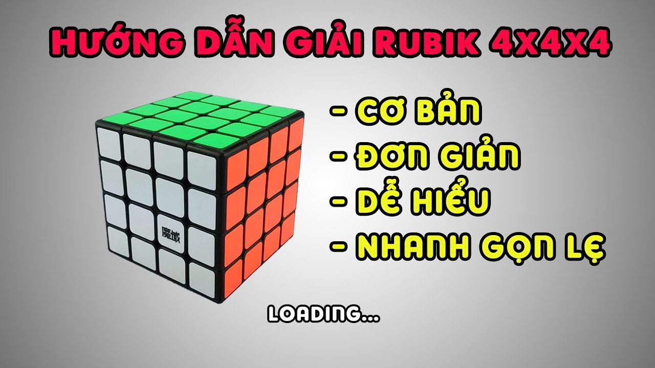 Rubik 4X4: Hướng Dẫn Cách Xoay Rubik Đơn Giản Dễ Hiểu Nhất